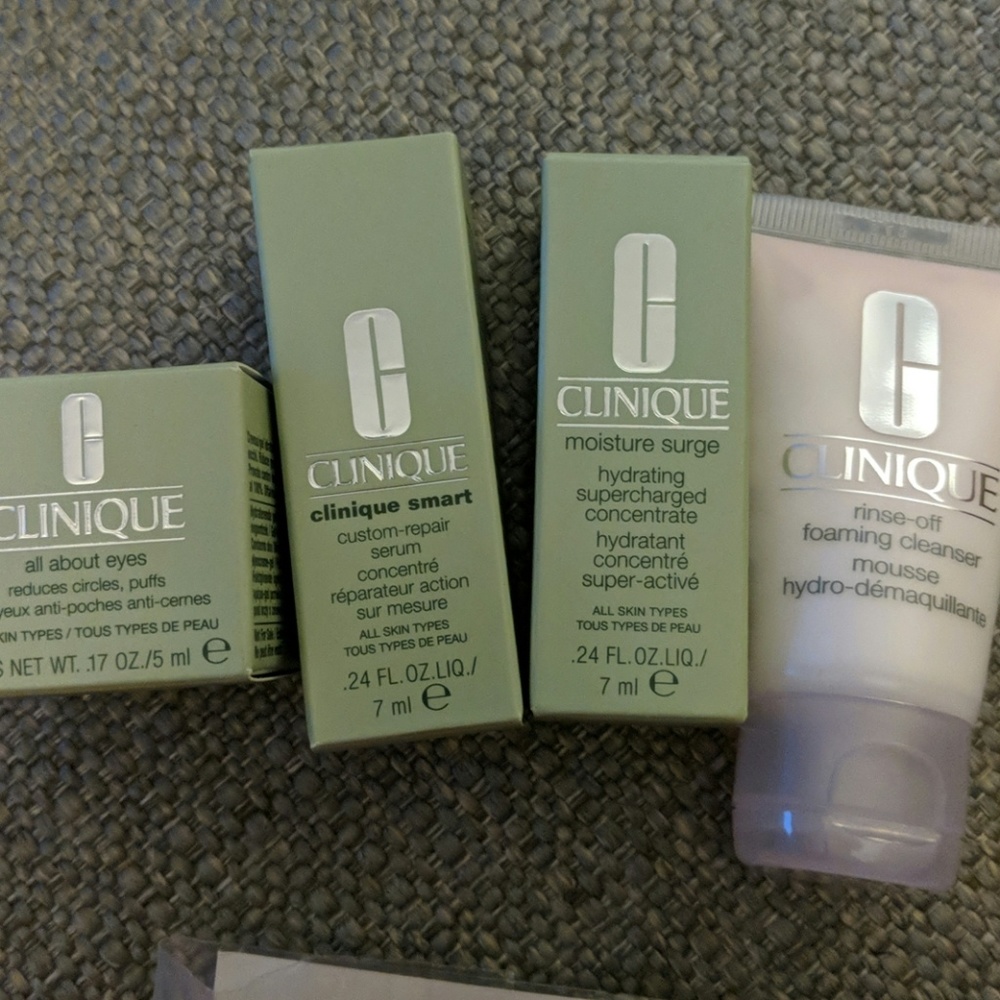 Clinique and Elizabeth Arden Sample Grabbag